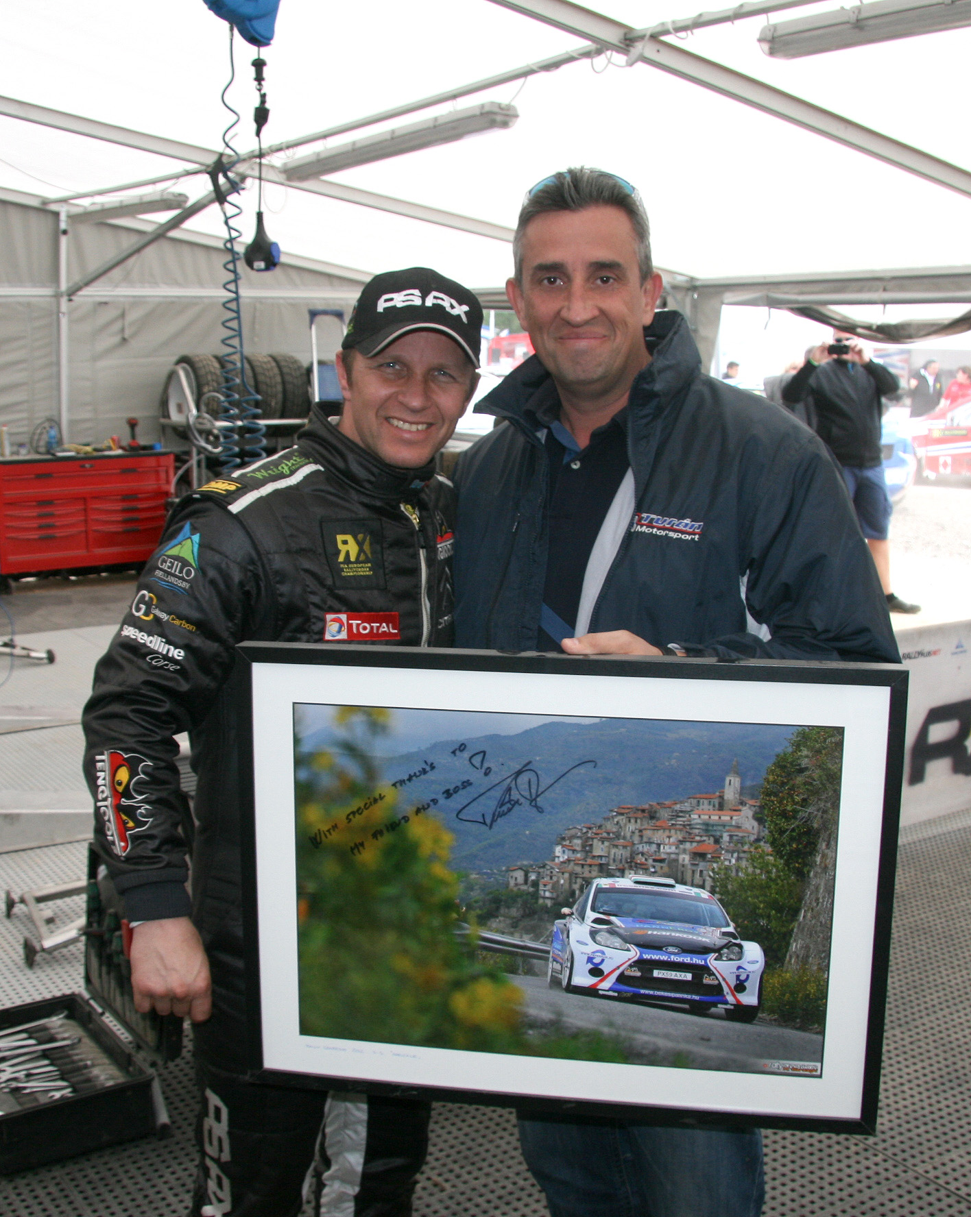 Turán Frici baráti látogatást tett Solbergnél