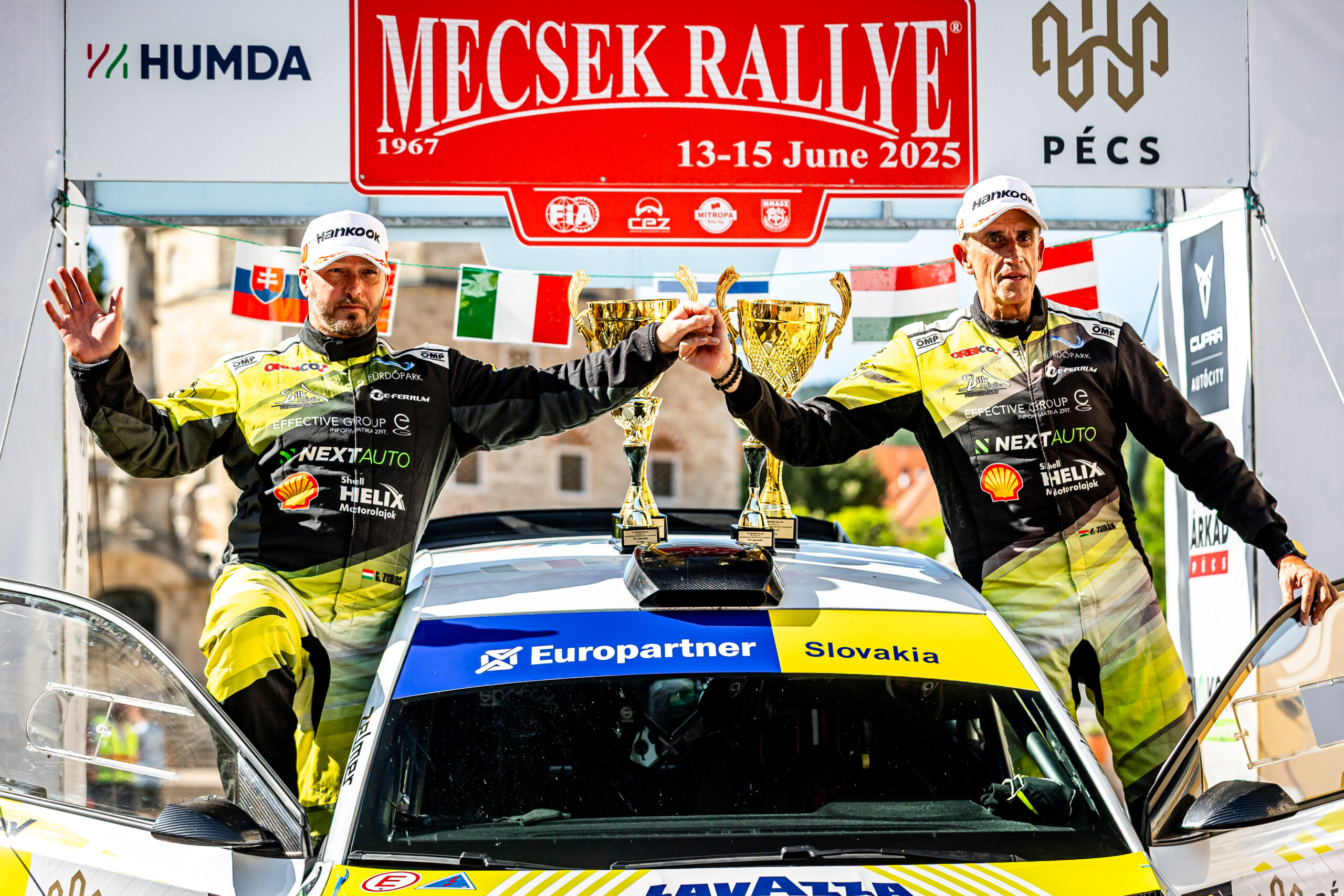 TURÁN FRICIÉK SZOROS VERSENYBEN MÁSODIK HELYEN ZÁRTÁK A MECSEK RALLYE-T